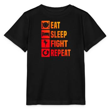 Femmes Muay Thai Boxe Thaï Thaï Boxe Thaï - T-shirt bio MINI CREATOR Stanley/Stella Enfant - noir - Devant - Mikhail (115cm)