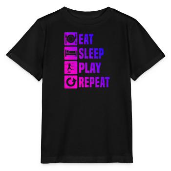 Fussballspiel Football Fussballspielen Soccer - Stanley/Stella Kinder T-Shirt MINI CREATOR  - Schwarz - Vorne - Mikhail (115cm)