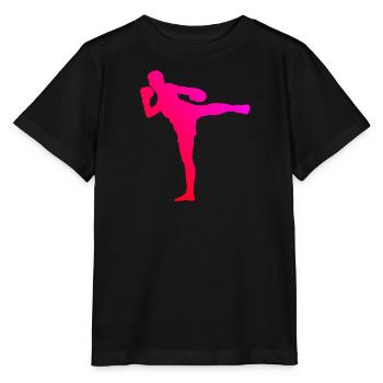 Thai Boxing Thai Boxing Muay Thai Thai Boxer - Stanley/Stella MINI CREATOR Kids’ T-Shirt - black - Front - Mikhail (115cm)