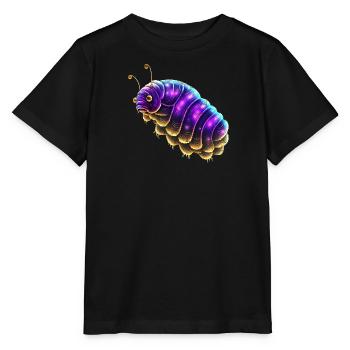 Tardigrades, Espace, Tardigrade Cosmos en détresse - T-shirt bio MINI CREATOR Stanley/Stella Enfant - noir - Devant - Mikhail (115cm)