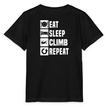 Escalade de bloc Escalade de bloc Escalade - T-shirt bio MINI CREATOR Stanley/Stella Enfant - noir - Devant - Mikhail (115cm)