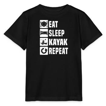 Kayak Femmes Kayak Homme Canoë Kayak - T-shirt bio MINI CREATOR Stanley/Stella Enfant - noir - Devant - Mikhail (115cm)