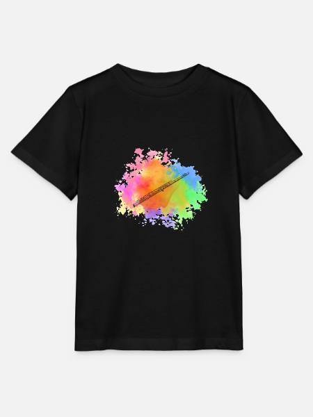 Flötist Querflöte - Stanley/Stella Kinder T-Shirt MINI CREATOR - Schwarz