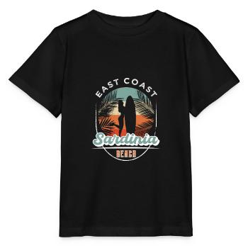 Été Sardaigne - T-shirt bio MINI CREATOR Stanley/Stella Enfant - noir - Devant - Mikhail (115cm)