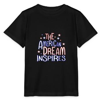 LE RÊVE AMÉRICAIN INSPIRE - T-shirt bio MINI CREATOR Stanley/Stella Enfant - noir - Devant - Mikhail (115cm)