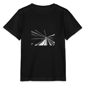 Lignes Vector Splash - T-shirt bio MINI CREATOR Stanley/Stella Enfant - noir - Devant - Mikhail (115cm)
