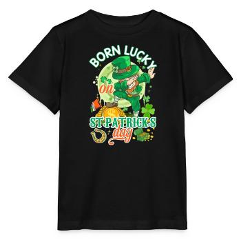 St Paddys St Patricksday St Patrick Day - Stanley/Stella MINI CREATOR Kids’ T-Shirt - black - Front - Mikhail (115cm)