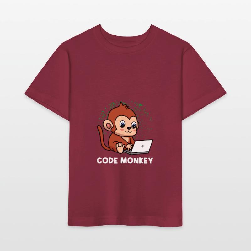 Code Monkey Programming Coder Computer Geek Develo Stanley/Stella Kinder T-Shirt MINI CREATOR 