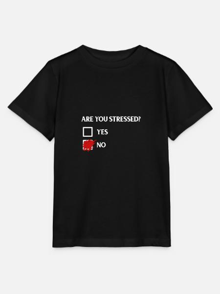 Are you stressed? - Bist du im Stress? - Stanley/Stella Kinder T-Shirt MINI CREATOR - Schwarz