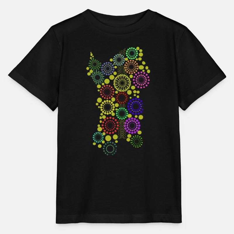 sardaigne en couleur2 - T-shirt bio MINI CREATOR Stanley/Stella Enfant - noir