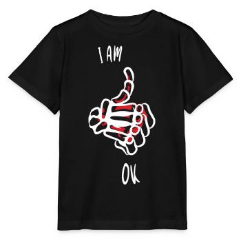 Ich bin Ok - Stanley/Stella Kinder T-Shirt MINI CREATOR  - Schwarz - Vorne - Mikhail (115cm)