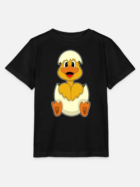 Ente Ei - Stanley/Stella Kinder T-Shirt MINI CREATOR - Schwarz