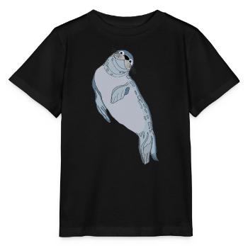 Seal seal - Stanley/Stella MINI CREATOR Kids’ T-Shirt - black - Front - Mikhail (115cm)
