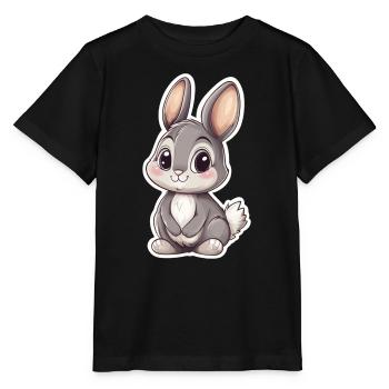 Hase - Stanley/Stella Kinder T-Shirt MINI CREATOR  - Schwarz - Vorne - Mikhail (115cm)