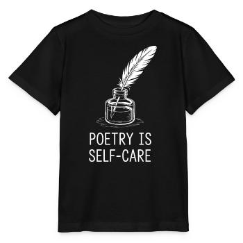 Poesie als Selbstfürsorge - Stanley/Stella Kinder T-Shirt MINI CREATOR  - Schwarz - Vorne - Mikhail (115cm)