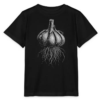 Knoblauch - Stanley/Stella Kinder T-Shirt MINI CREATOR  - Schwarz - Vorne - Mikhail (115cm)