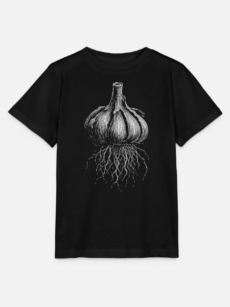 Knoblauch - Stanley/Stella Kinder T-Shirt MINI CREATOR - Schwarz