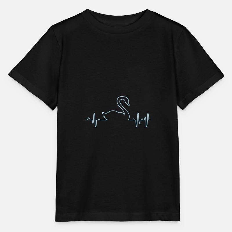 Schwan - Stanley/Stella Kinder T-Shirt MINI CREATOR - Schwarz