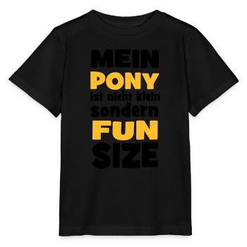 Pony - Stanley/Stella Kinder T-Shirt MINI CREATOR  - Schwarz - Vorne - Mikhail (115cm)
