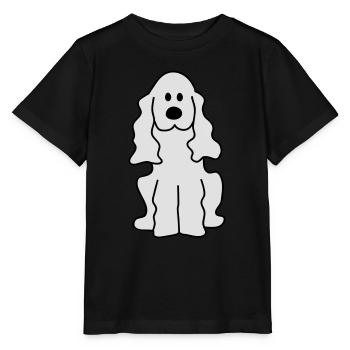 Cocker Spaniel - Stanley/Stella MINI CREATOR Kids’ T-Shirt - black - Front - Mikhail (115cm)
