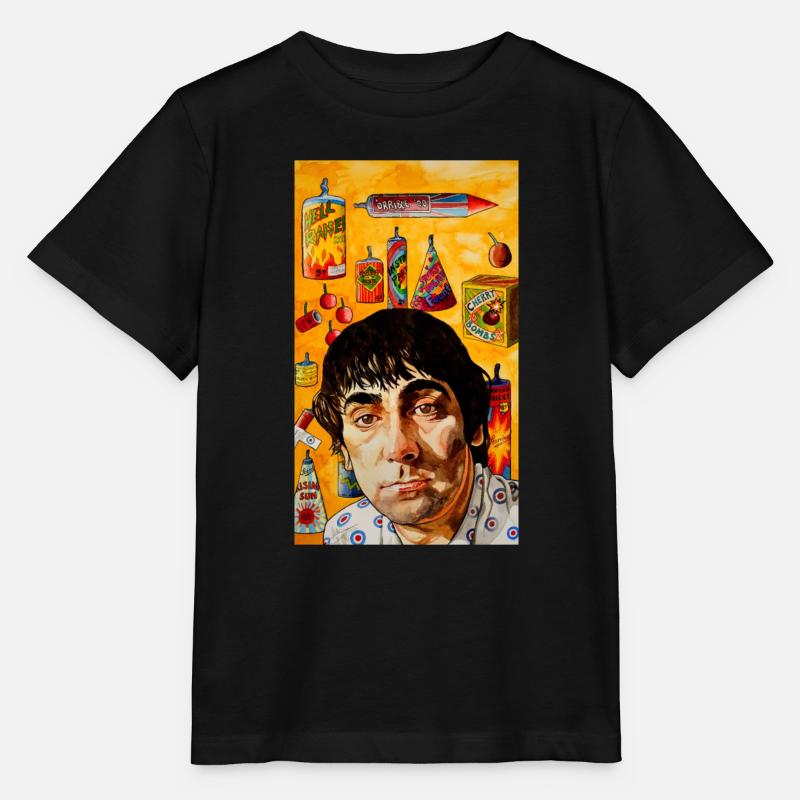 Hellblaues Touchpaper - Stanley/Stella Kinder T-Shirt MINI CREATOR  - Schwarz