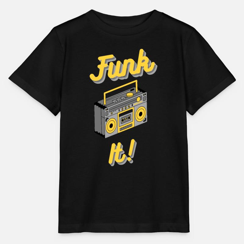 Funk It - Stanley/Stella Kinder T-Shirt MINI CREATOR - Schwarz