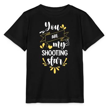 Télescope Shooting Star Space - T-shirt bio MINI CREATOR Stanley/Stella Enfant - noir - Devant - Mikhail (115cm)