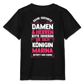 Marina - Stanley/Stella Kinder T-Shirt MINI CREATOR  - Schwarz - Vorne - Mikhail (115cm)