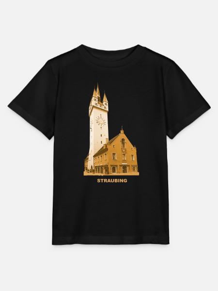 Straubing Rathaus Niederbayern Ostbayern - Stanley/Stella Kinder T-Shirt MINI CREATOR - Schwarz