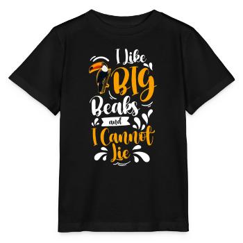 Toucan Regenwald Schnabel - Stanley/Stella Kinder T-Shirt MINI CREATOR  - Schwarz - Vorne - Mikhail (115cm)