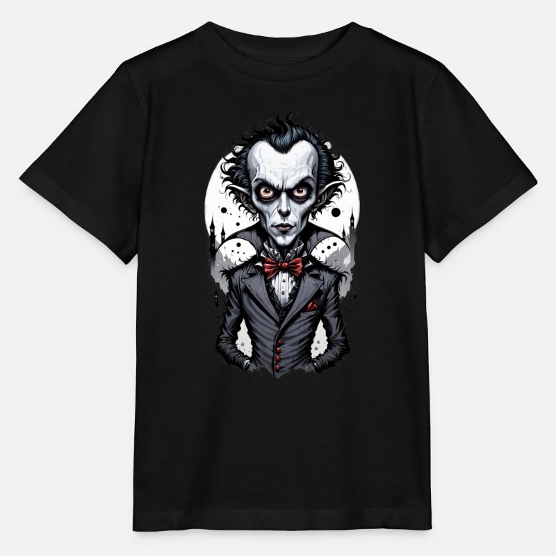un vampire à grosse tête 3 - T-shirt bio MINI CREATOR Stanley/Stella Enfant - noir