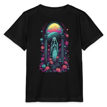 Rétro Goth Vaporwave Victorien Streetwear - T-shirt bio MINI CREATOR Stanley/Stella Enfant - noir - Devant - Mikhail (115cm)