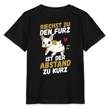 Riechst Du Den Furz Ist Der Abstand Zu Kurz - Stanley/Stella Kinder T-Shirt MINI CREATOR  - Schwarz - Vorne - Mikhail (115cm)