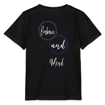 citations de guérison humour processus de guérison heureux - T-shirt bio MINI CREATOR Stanley/Stella Enfant - noir - Devant - Mikhail (115cm)