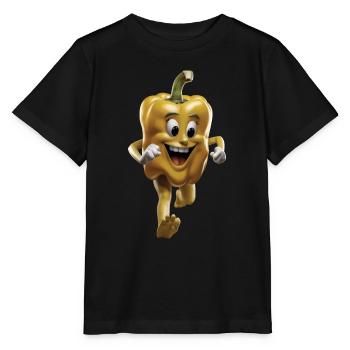Paprika Geschenk - Stanley/Stella Kinder T-Shirt MINI CREATOR  - Schwarz - Vorne - Mikhail (115cm)