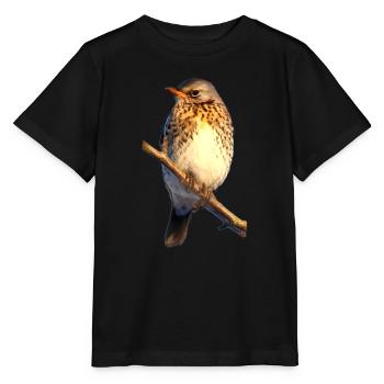 Wacholderdrossel - Stanley/Stella Kinder T-Shirt MINI CREATOR  - Schwarz - Vorne - Mikhail (115cm)