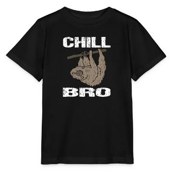 Chill - Stanley/Stella Kinder T-Shirt MINI CREATOR  - Schwarz - Vorne - Mikhail (115cm)