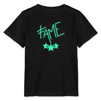 Neon Ruhm / Fame - Stanley/Stella Kinder T-Shirt MINI CREATOR  - Schwarz - Vorne - Mikhail (115cm)