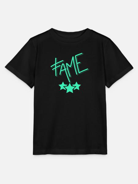 Neon Ruhm / Fame - Stanley/Stella Kinder T-Shirt MINI CREATOR - Schwarz