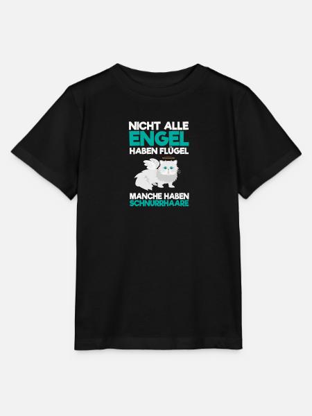 ENGEL KATZE! - Stanley/Stella Kinder T-Shirt MINI CREATOR - Schwarz