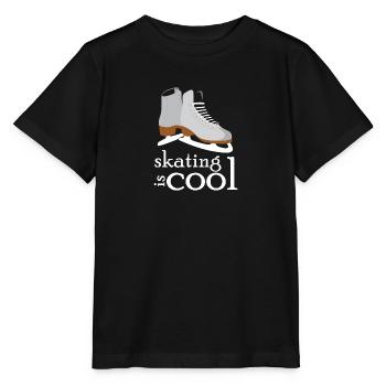 Ice Skating Ice Hockey - Stanley/Stella MINI CREATOR Kids’ T-Shirt - black - Front - Mikhail (115cm)