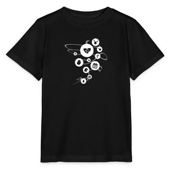 Merry Christmas Merry Christmas Advent Holiday - Stanley/Stella MINI CREATOR Kids’ T-Shirt - black - Front - Mikhail (115cm)