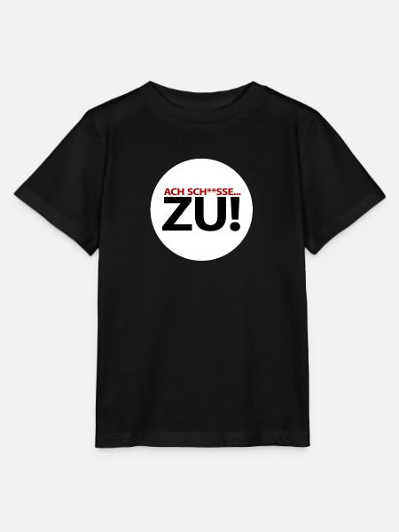 ach Scheisse - zu! - Kletter T-Shirt - Stanley/Stella Kinder T-Shirt MINI CREATOR  - Schwarz