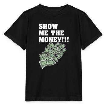 Show Money Design für gut verdienende Berufstätige - Stanley/Stella Kinder T-Shirt MINI CREATOR  - Schwarz - Vorne - Mikhail (115cm)