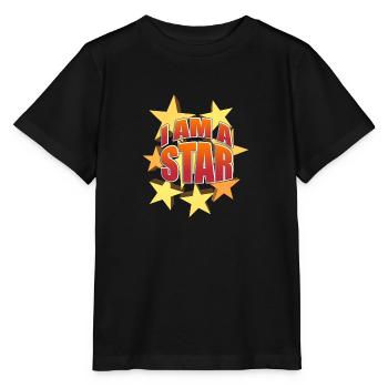 Je suis une star - T-shirt bio MINI CREATOR Stanley/Stella Enfant - noir - Devant - Mikhail (115cm)