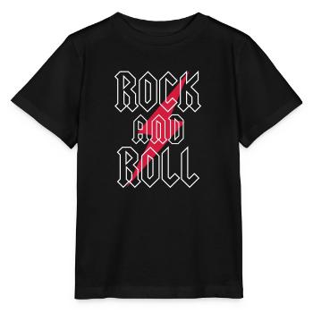 Rock And Roll - T-shirt bio MINI CREATOR Stanley/Stella Enfant - noir - Devant - Mikhail (115cm)