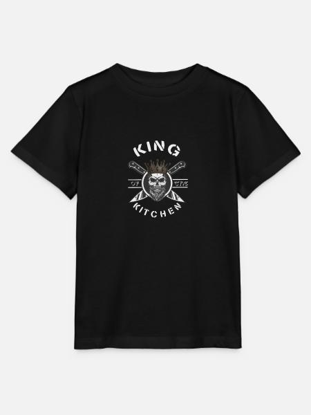 King of the kitchen - Stanley/Stella Kinder T-Shirt MINI CREATOR - Schwarz