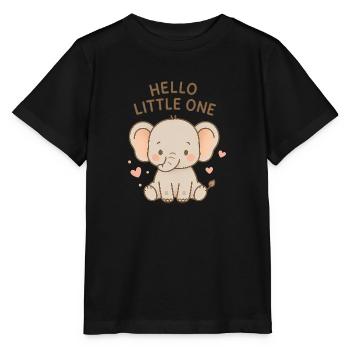 Hello little one ♥️ - Stanley/Stella MINI CREATOR Kids’ T-Shirt - black - Front - Mikhail (115cm)