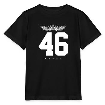 46 Couronne numérique - T-shirt bio MINI CREATOR Stanley/Stella Enfant - noir - Devant - Mikhail (115cm)