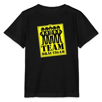 Mariage Marié Enterrement de vie de jeune fille - T-shirt bio MINI CREATOR Stanley/Stella Enfant - noir - Devant - Mikhail (115cm)
